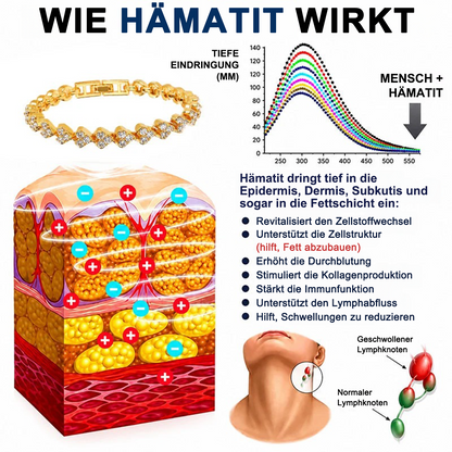 🔥 LETZTER TAG DES ANGEBOTS – 80 % RABATT 🔥 CZTICLE® Lymphatische Magnettherapie Roman Kristall Diamant Armband