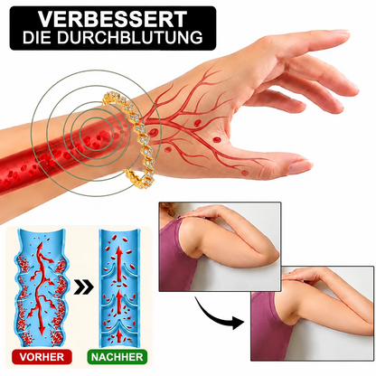 🔥 LETZTER TAG DES ANGEBOTS – 80 % RABATT 🔥 CZTICLE® Lymphatische Magnettherapie Roman Kristall Diamant Armband