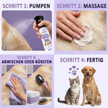 🔥 LETZTER TAG: 80 % RABATT –  DOCTIA® Wasserloser Reinigungsschaum für Haustiere