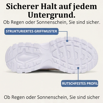 🔥 LETZTER TAG: 80 % RABATT – 👣 Damen-Slip-On-Sneaker mit orthopädischer Unterstützung & Fußgewölbestütze