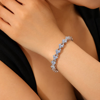 🔥 LETZTER TAG DES ANGEBOTS – 80 % RABATT 🔥 CZTICLE® Lymphatische Magnettherapie Roman Kristall Diamant Armband