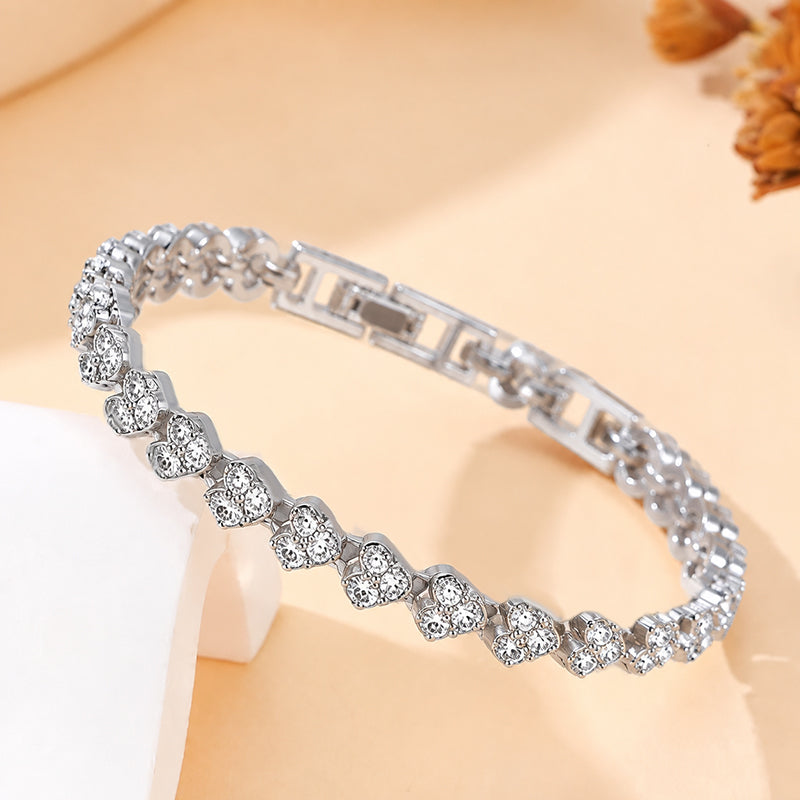 🔥 LETZTER TAG DES ANGEBOTS – 80 % RABATT 🔥 CZTICLE® Lymphatische Magnettherapie Roman Kristall Diamant Armband