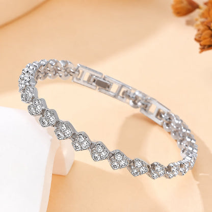 🔥 LETZTER TAG DES ANGEBOTS – 80 % RABATT 🔥 CZTICLE® Lymphatische Magnettherapie Roman Kristall Diamant Armband