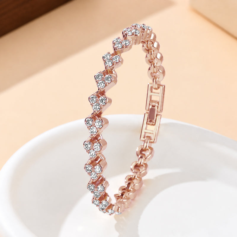 🔥 LETZTER TAG DES ANGEBOTS – 80 % RABATT 🔥 CZTICLE® Lymphatische Magnettherapie Roman Kristall Diamant Armband