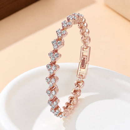 🔥 LETZTER TAG DES ANGEBOTS – 80 % RABATT 🔥 CZTICLE® Lymphatische Magnettherapie Roman Kristall Diamant Armband