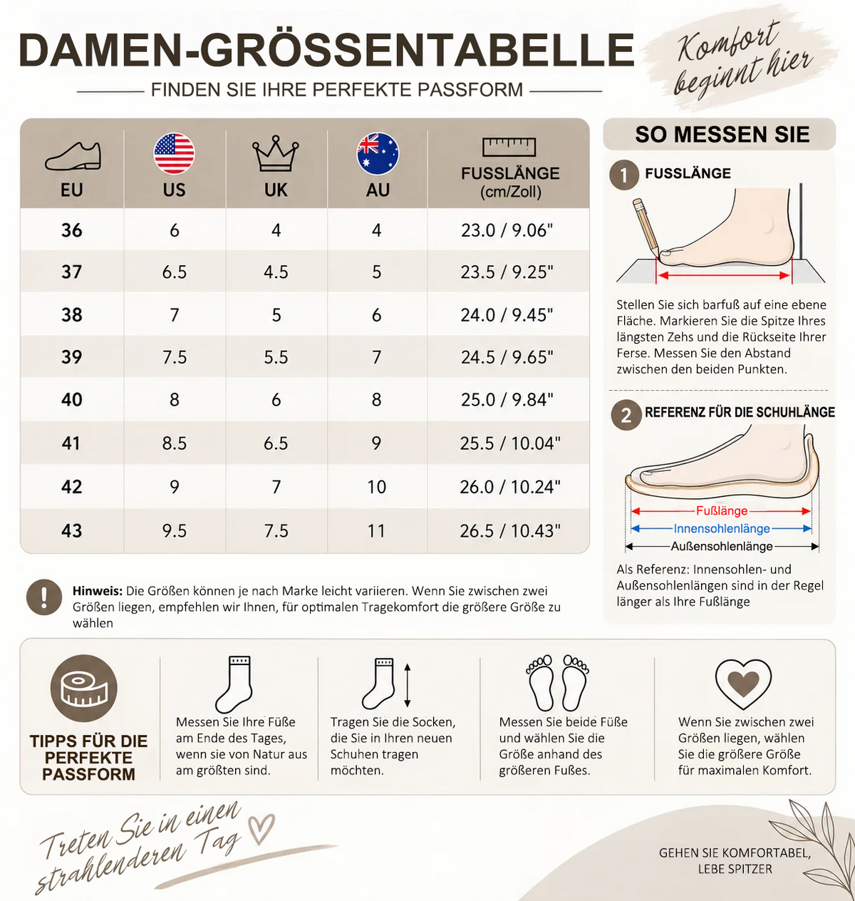 🔥 LETZTER TAG: 80 % RABATT – 👣 Damen-Slip-On-Sneaker mit orthopädischer Unterstützung & Fußgewölbestütze