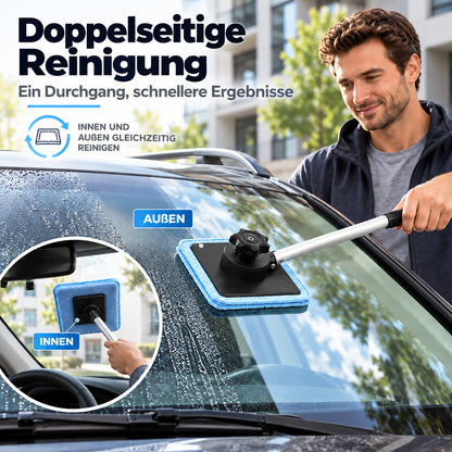 Magnetischer Scheibenreiniger mit 2 Seiten – Streifenfreies Glas-Reinigungsset