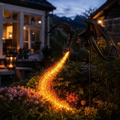 🔥Last Day 49% OFF -🐉 Solar Dragon Fire Garden Light