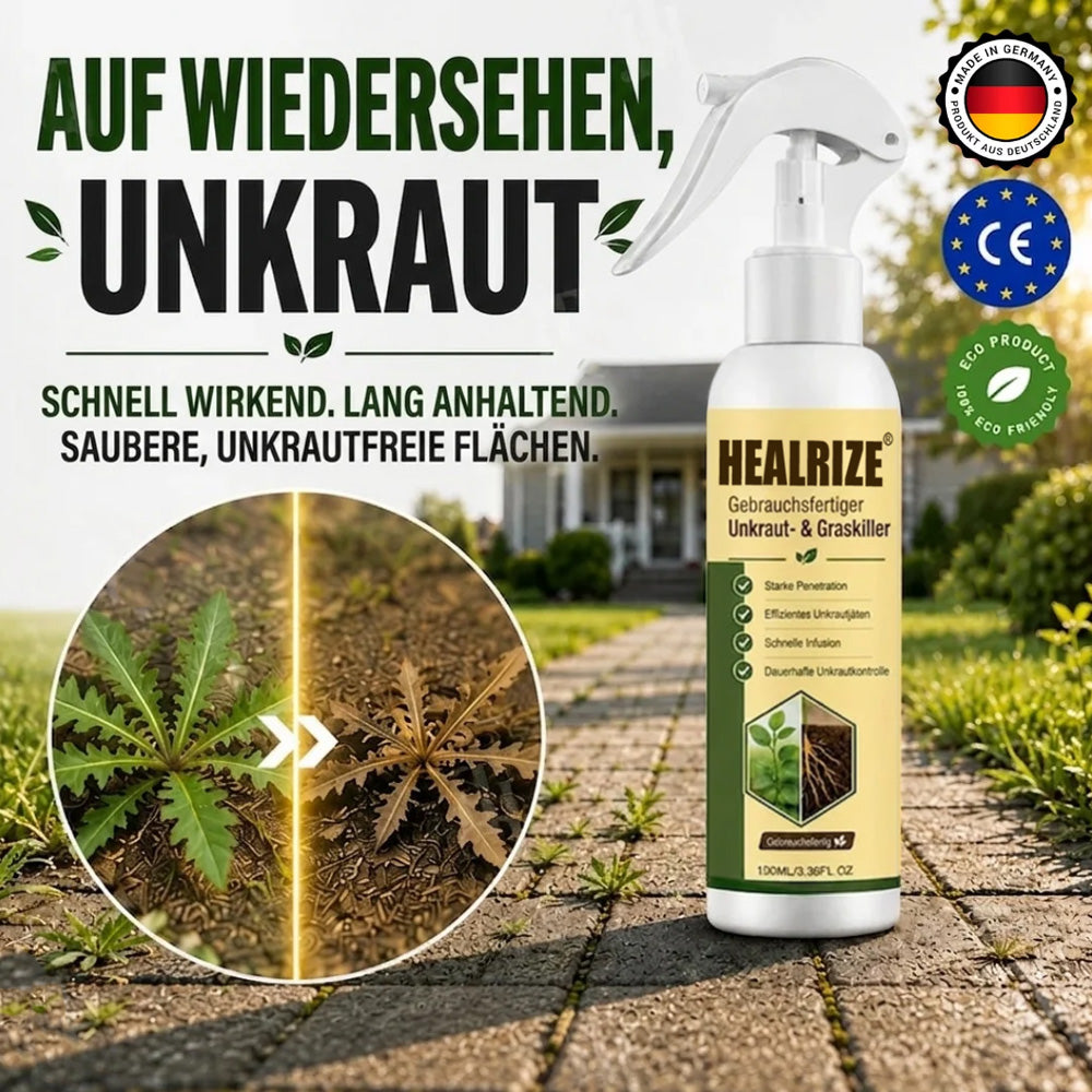 🏆 Neues Upgrade | HEALRIZE® Gebrauchsfertiger Unkraut und Grasvernichter