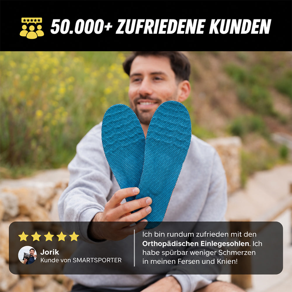 👣 Orthopädische Einlegesohlen mit Fußgewölbestütze – ganztägiger Komfort für müde, schmerzende Füße