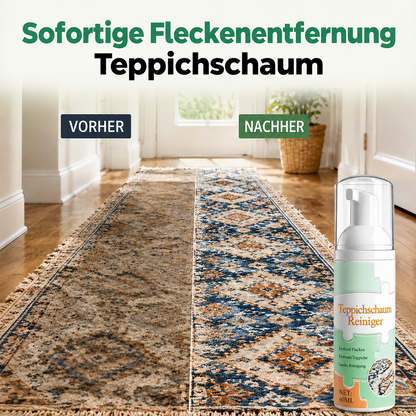 🔥 LETZTER TAG: 80 % RABATT – 🧼Teppich-Schaumreiniger zur Fleckenentfernung ohne Wasser mit Reinigungstuch