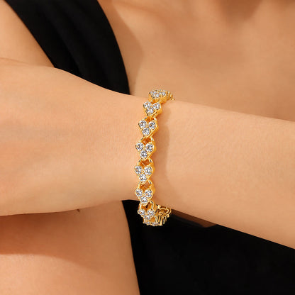 🔥 LETZTER TAG DES ANGEBOTS – 80 % RABATT 🔥 CZTICLE® Lymphatische Magnettherapie Roman Kristall Diamant Armband