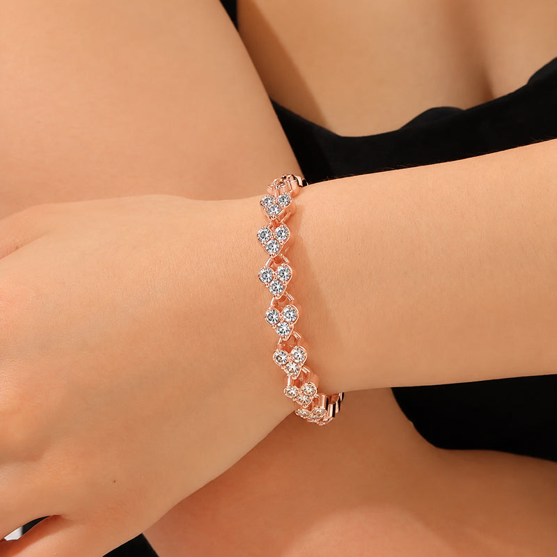 🔥 LETZTER TAG DES ANGEBOTS – 80 % RABATT 🔥 CZTICLE® Lymphatische Magnettherapie Roman Kristall Diamant Armband
