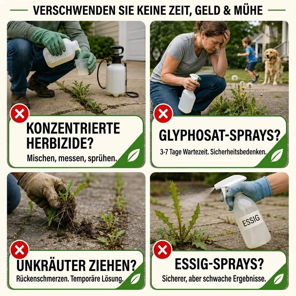 🏆 Neues Upgrade | HEALRIZE® Gebrauchsfertiger Unkraut und Grasvernichter