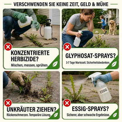 🏆 Neues Upgrade | HEALRIZE® Gebrauchsfertiger Unkraut und Grasvernichter