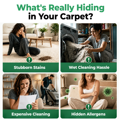 🔥49% OFF TODAY🔥 Waterless Carpet Foam Stain Remover with Towel