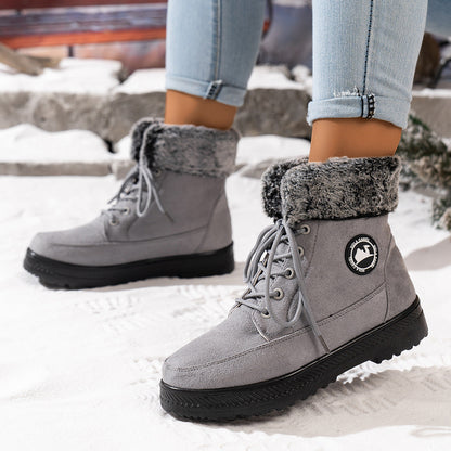 🔥 LETZTER TAG – 80 % RABATT 🔥 Damen-Winterstiefel mit orthopädischer Unterstützung, warmem Fleecefutter & hohem Schaft
