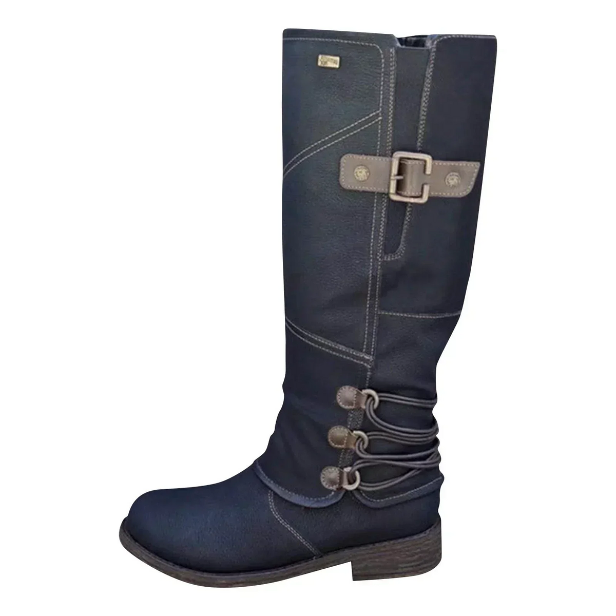 🔥 LETZTER TAG – 80 % RABATT 🔥 Damen Vintage-Schneestiefel mit hohem Schaft & Reißverschluss