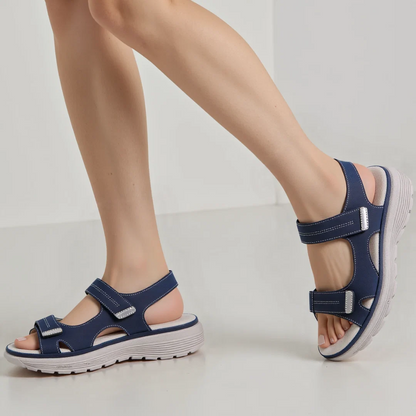 🔥 LETZTER TAG: 80 % RABATT – 👑 Damen Orthopädische Komfort-Sandalen mit Verstellbarer Fußgewölbeunterstützung