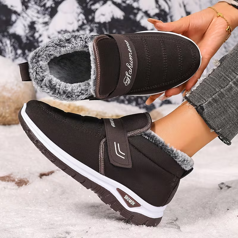🔥 𝗟𝗘𝗧𝗭𝗧𝗘𝗥 𝗧𝗔𝗚: 𝟴𝟬 % 𝗥𝗔𝗕𝗔𝗧𝗧 – Damen Winter-Orthopädieschuhe – Warm, Weit geschnitten, Gepolsterte Sohle zur Schmerzlinderung
