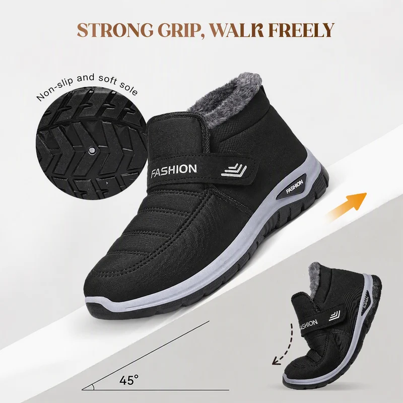 🔥 𝗟𝗘𝗧𝗭𝗧𝗘𝗥 𝗧𝗔𝗚: 𝟴𝟬 % 𝗥𝗔𝗕𝗔𝗧𝗧 – Damen Winter-Orthopädieschuhe – Warm, Weit geschnitten, Gepolsterte Sohle zur Schmerzlinderung