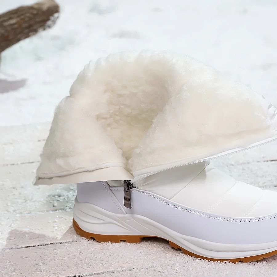 🔥 LETZTER TAG: 60 % RABATT 🔥 Wasserdichte Damen-Schneestiefel – warm gefüttert, rutschfest & bequem zum Hineinschlüpfen