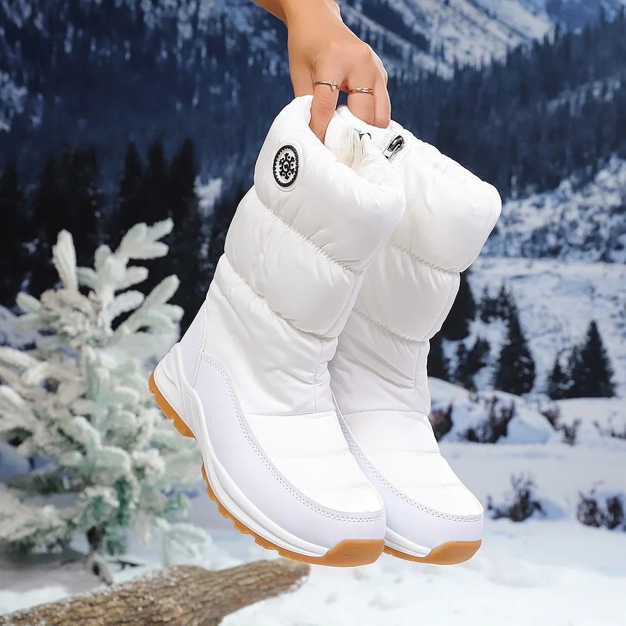 🔥 LETZTER TAG: 60 % RABATT 🔥 Wasserdichte Damen-Schneestiefel – warm gefüttert, rutschfest & bequem zum Hineinschlüpfen