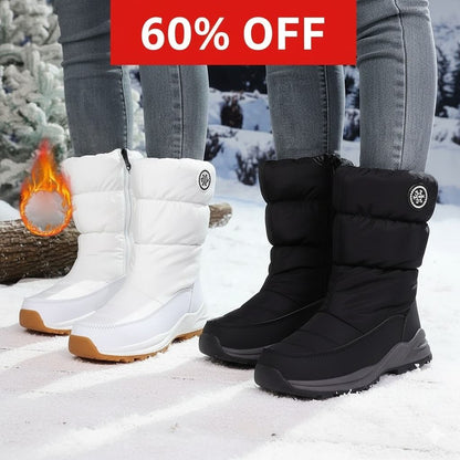 🔥 LETZTER TAG: 60 % RABATT 🔥 Wasserdichte Damen-Schneestiefel – warm gefüttert, rutschfest & bequem zum Hineinschlüpfen
